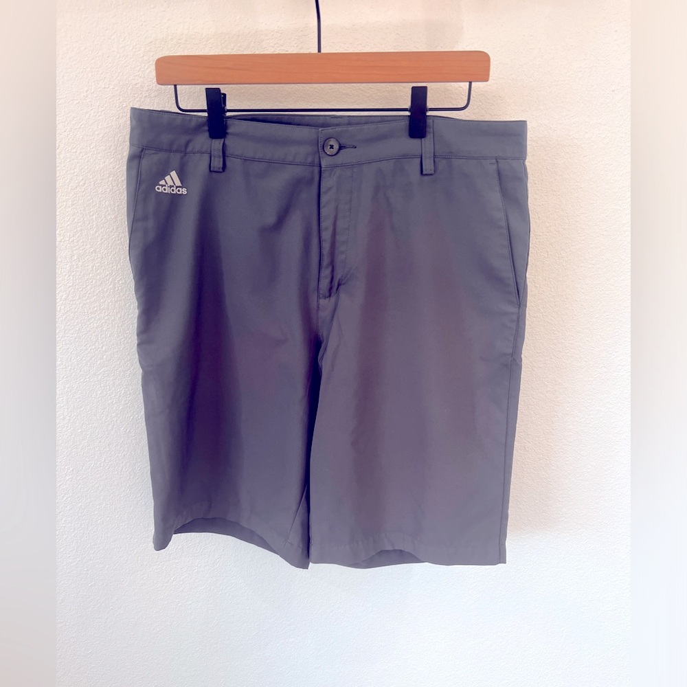 Adidas golf shorts, 33w, grey
